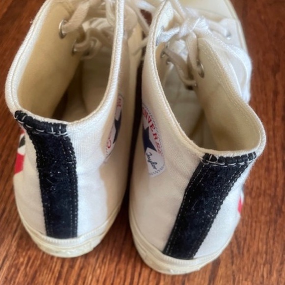 Comme Des Garcons PLAY White x Converse Chuck Taylor All Star 70 Hi (M9/W11) VGU main image 2